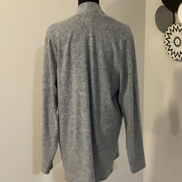 Cardigan Sweater “Tea Please” Cozy Open-Front Sweater - EUC - Size Large - Picture 2 of 7